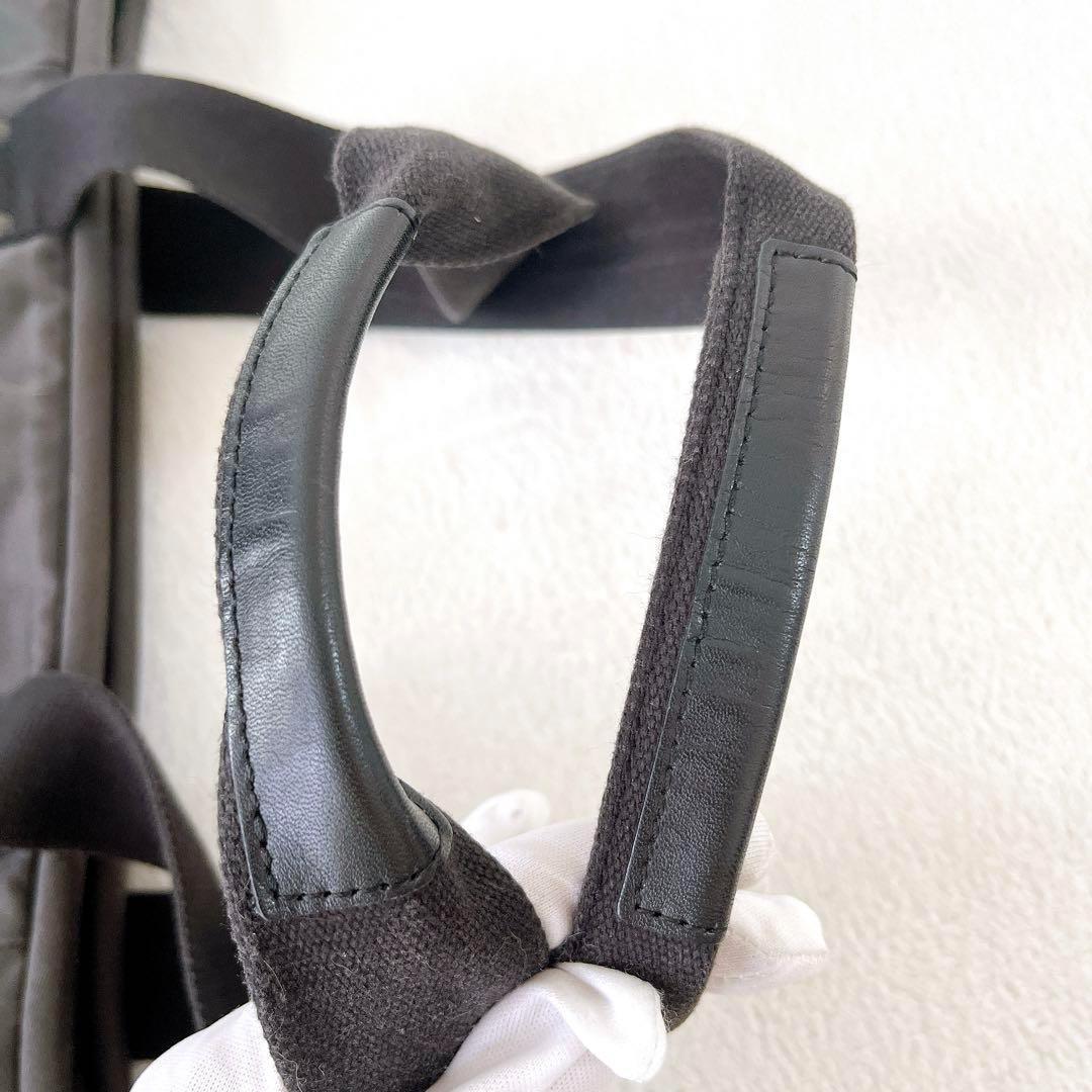 美品★PORTER★FULL キャンバス レザー トートバッグ 大容量 A4可