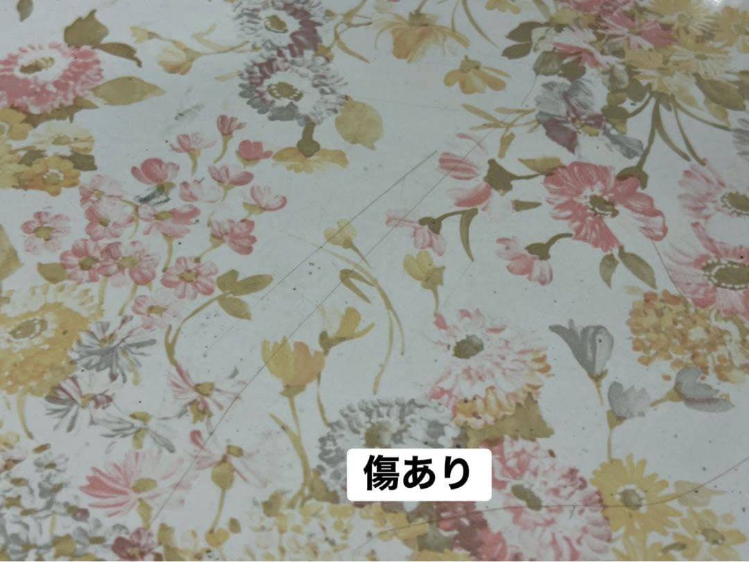 折りたたみテーブル 昭和レトロ 当時物 花柄 センターテーブル インテリア