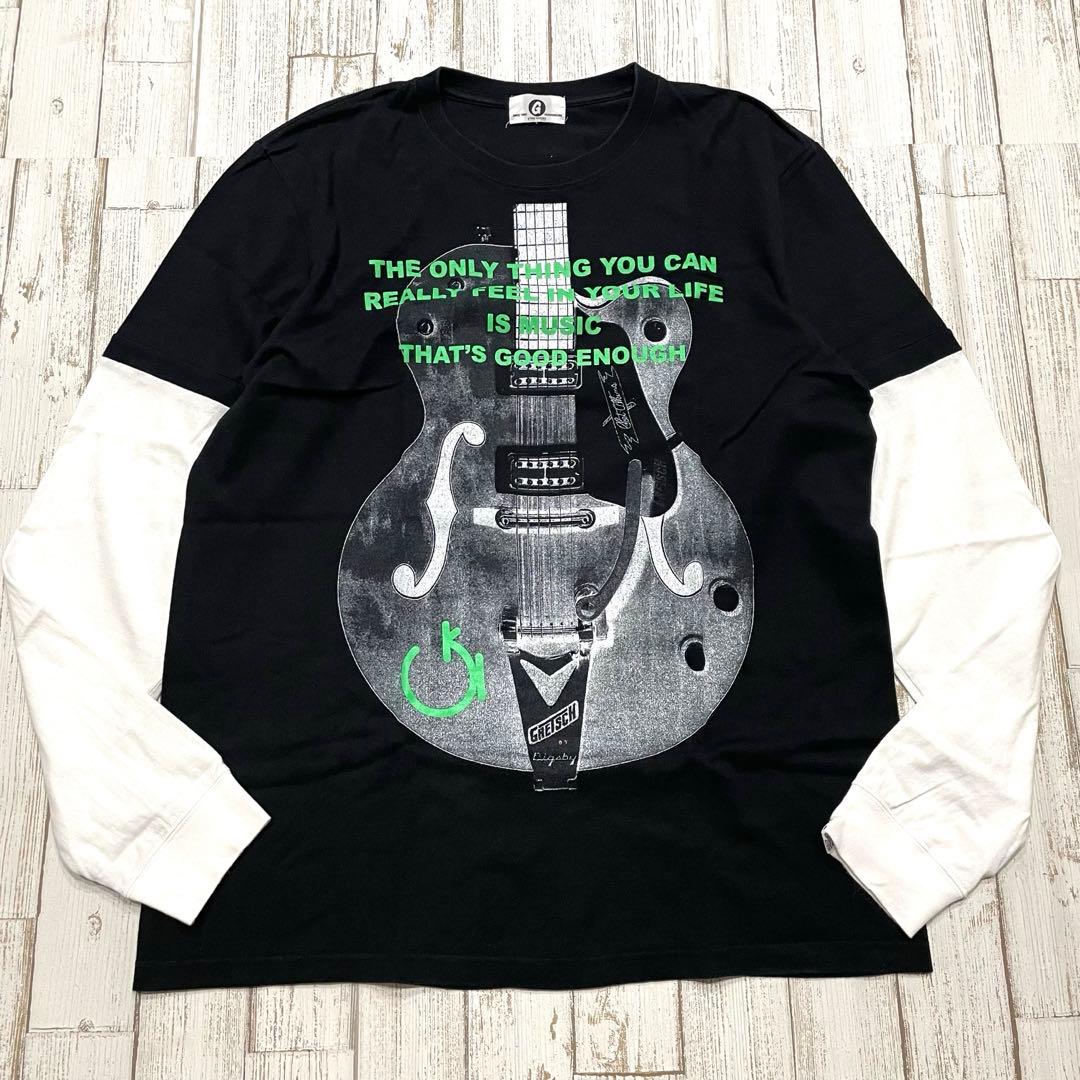 【レアカラー！】グッドイナフ　グレッチ　ロンT 復刻　ブラック　Tシャツ