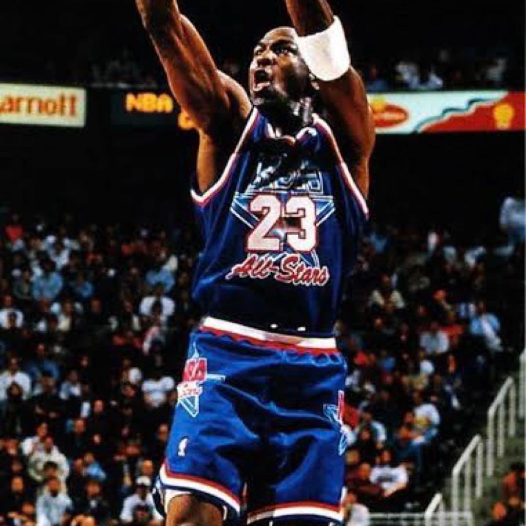 【マイケルジョーダン】NBA オールスター バスケ ゲームシャツ 23番 2XL