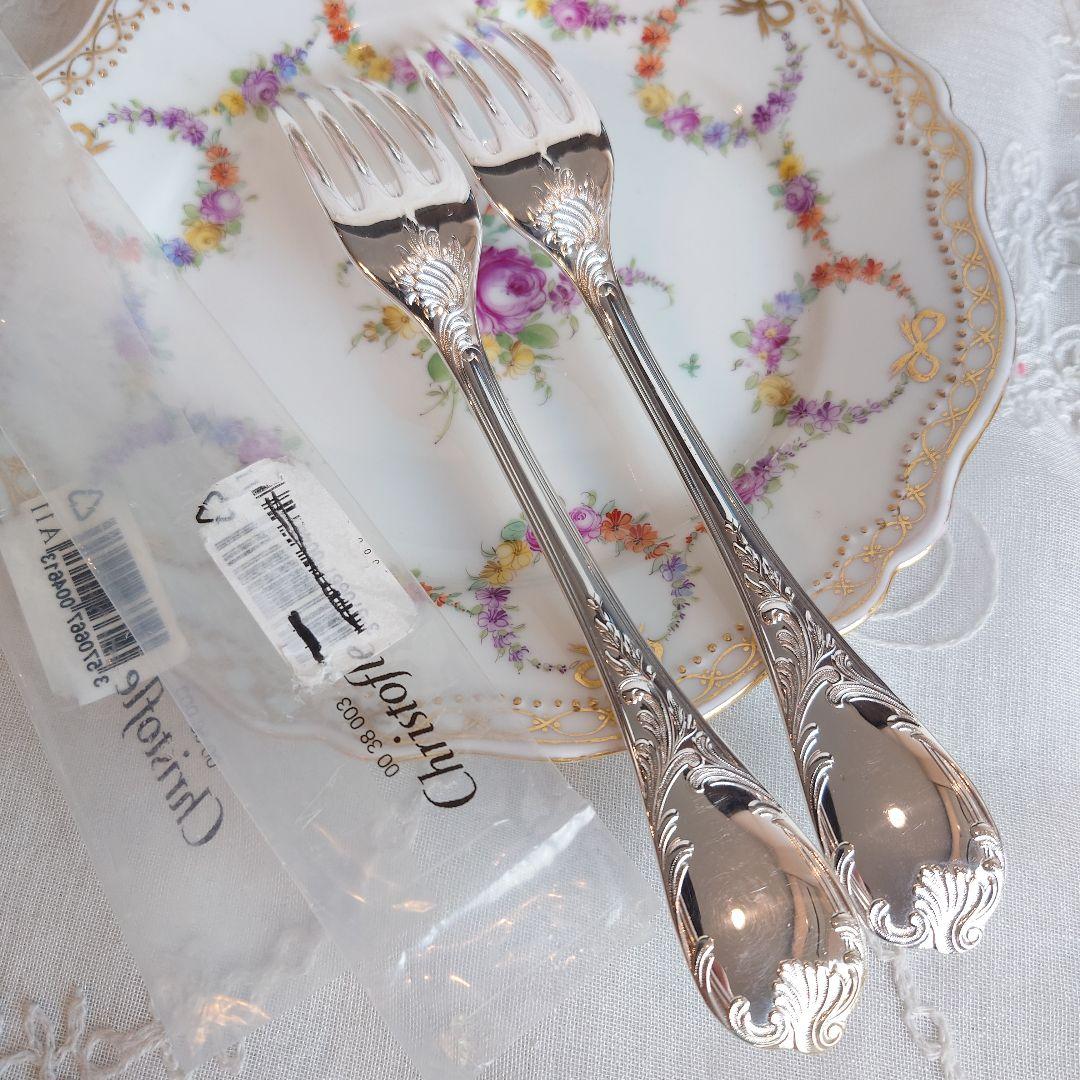 クリストフル　マルリー　フォーク　新品　未使用