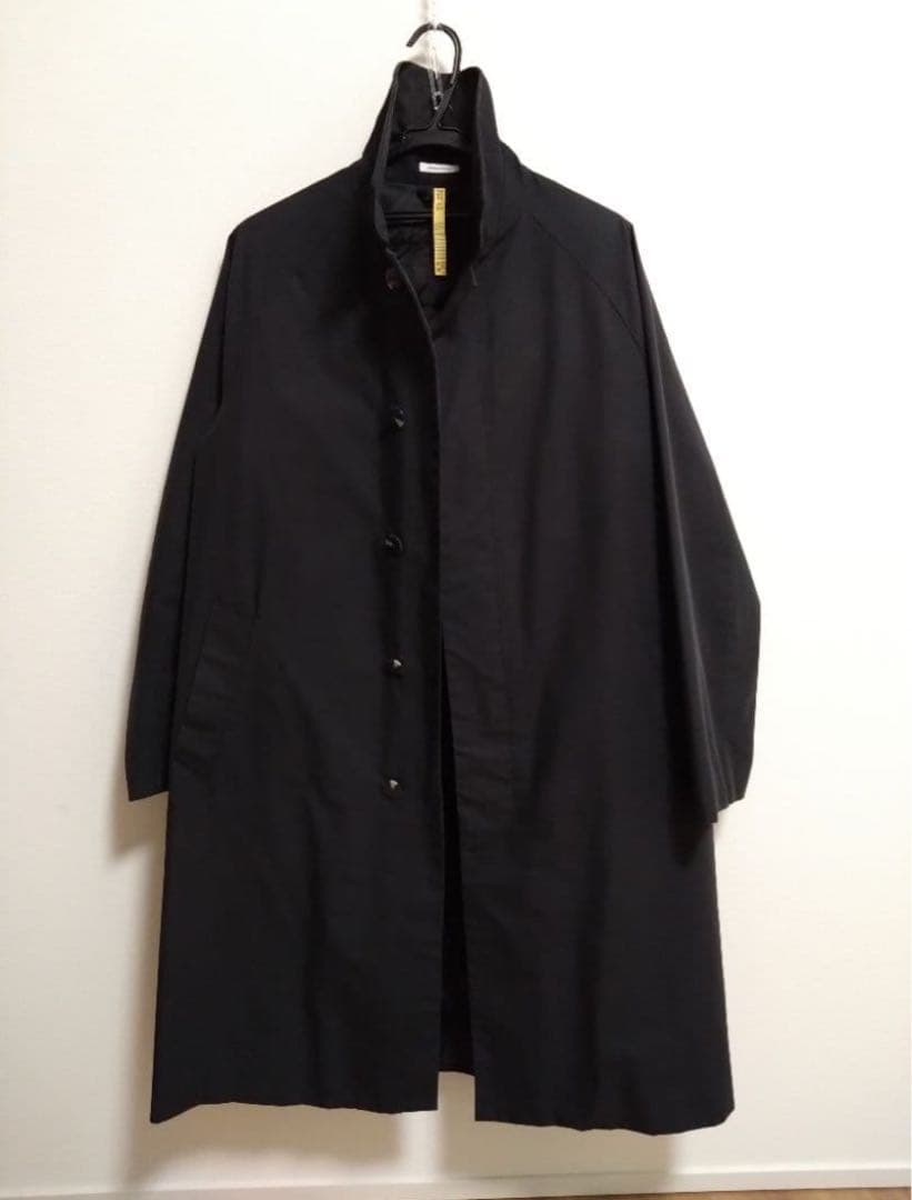 BEAMS LIGHTS ステンカラーコート ブラック