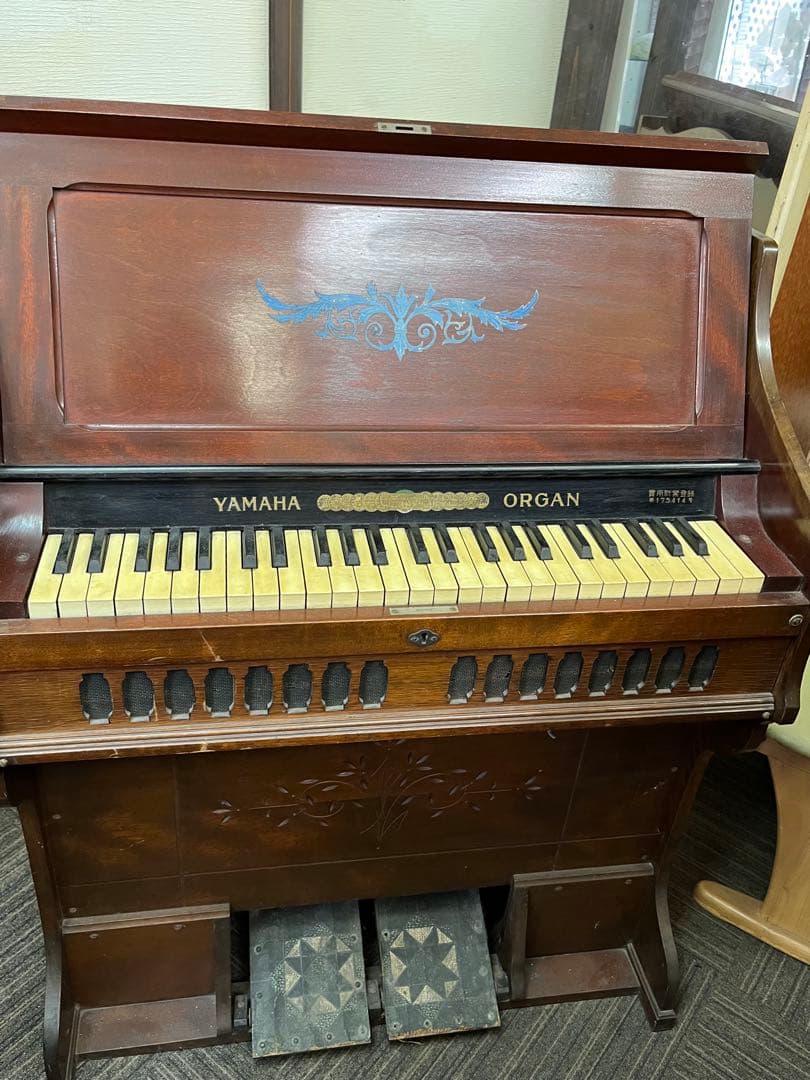アンティーク YAMAHA 足踏みオルガン(インテリア)