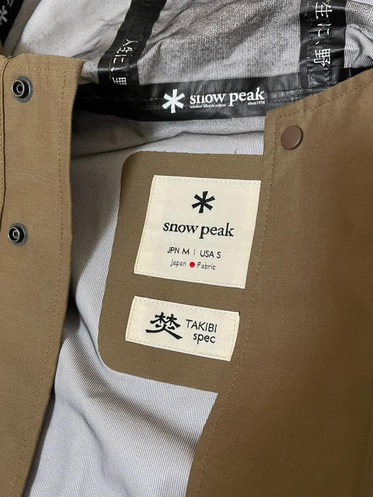  Peak TAKIBI spec シェルコート ロング JPN M