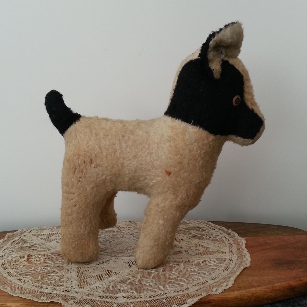 犬 フランス アンティーク 人形 ぬいぐるみ