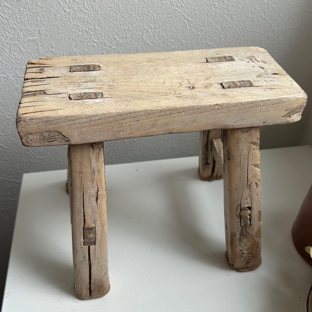 フランスアンティーク　スツール　アンティーク　椅子　チェア　踏み台