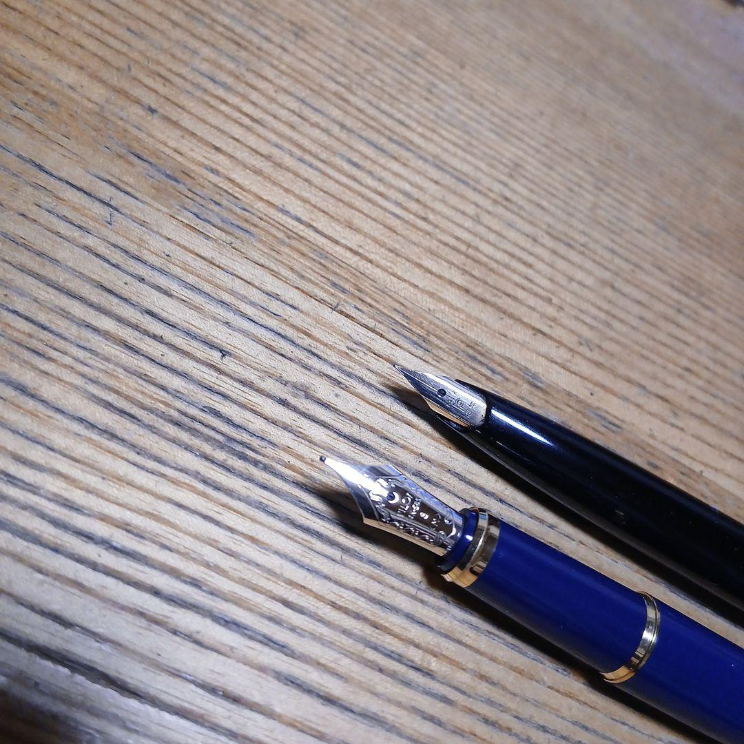 な*べ様 【14金】PILOT、プラチナ万年筆 【ジャンク品】2本セット【14K