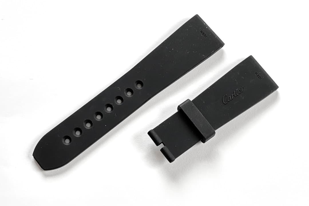 Cartier　純正　カリブルダイバー用ラバーベルト未使用品　55480円