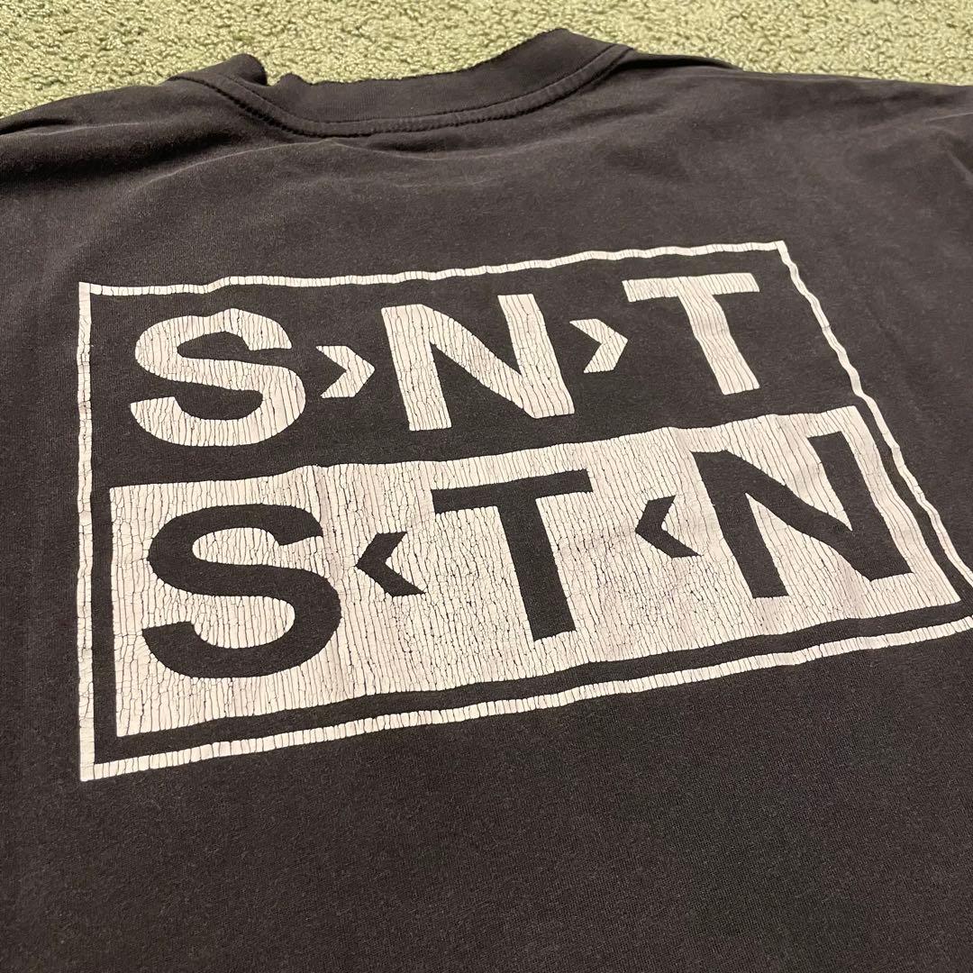 SAINT ロングスリーブカットソー ブラック　長袖ロンT