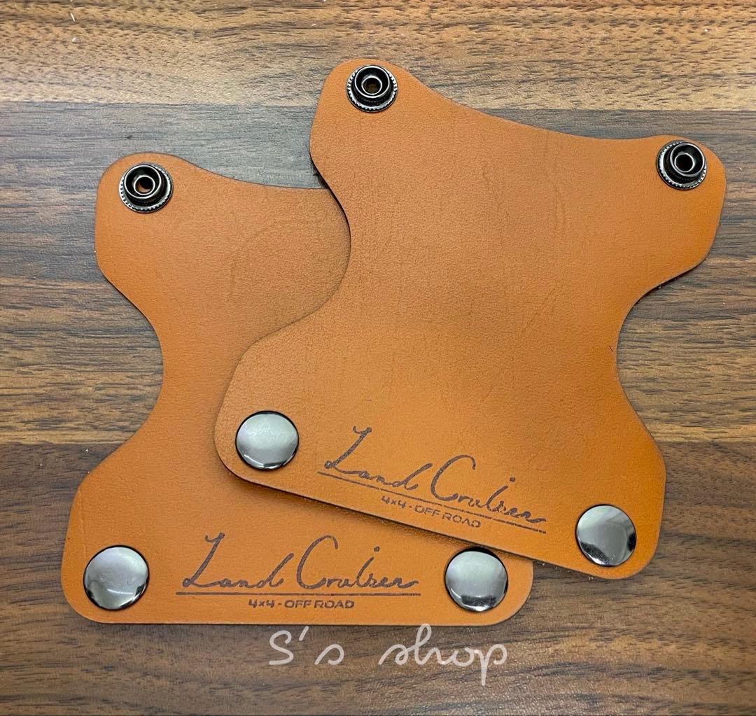 【lambo専用】本革アシストグリップカバー　Ａピラー用＆サイド用セット