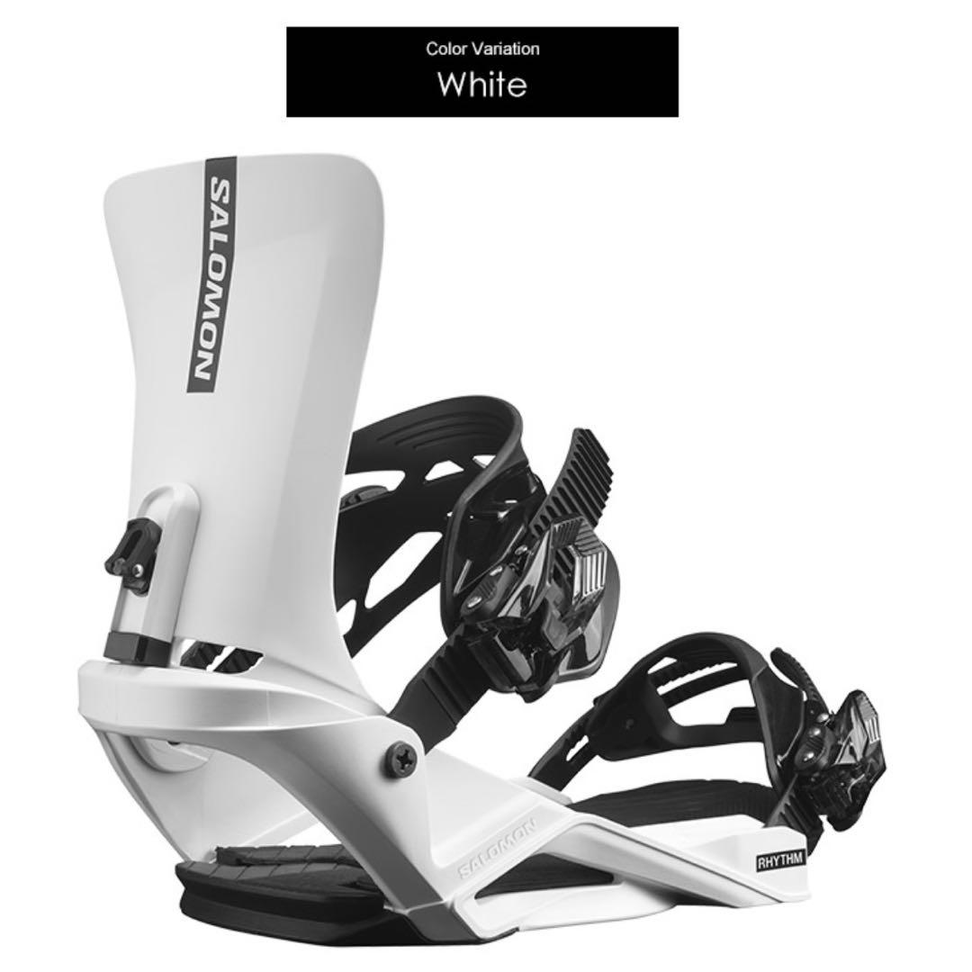 【専用箱付き】SALOMON RHYTHM WHITE ビンディング M