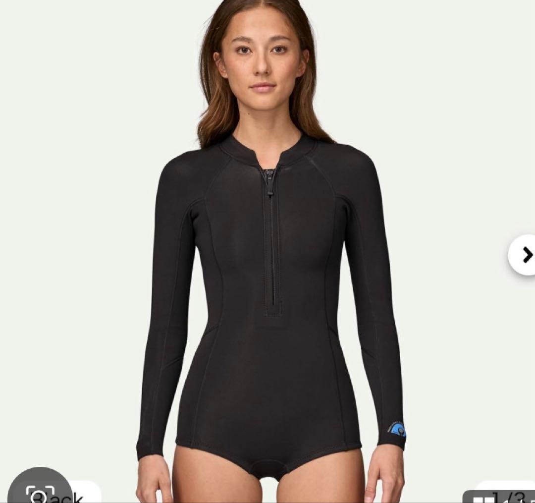 patagonia ロングスリーブスプリングウェットスーツ ブラック sサイズ