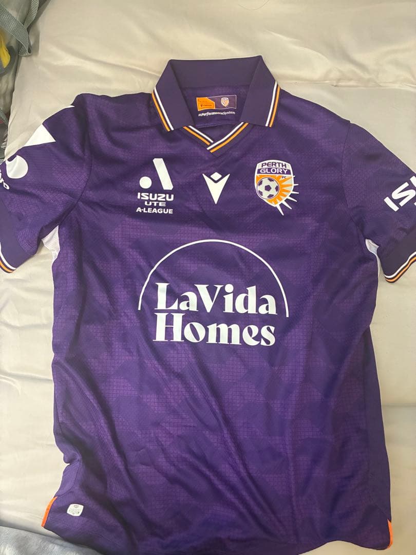 パース・グローリー Aリーグ シャツ 紫