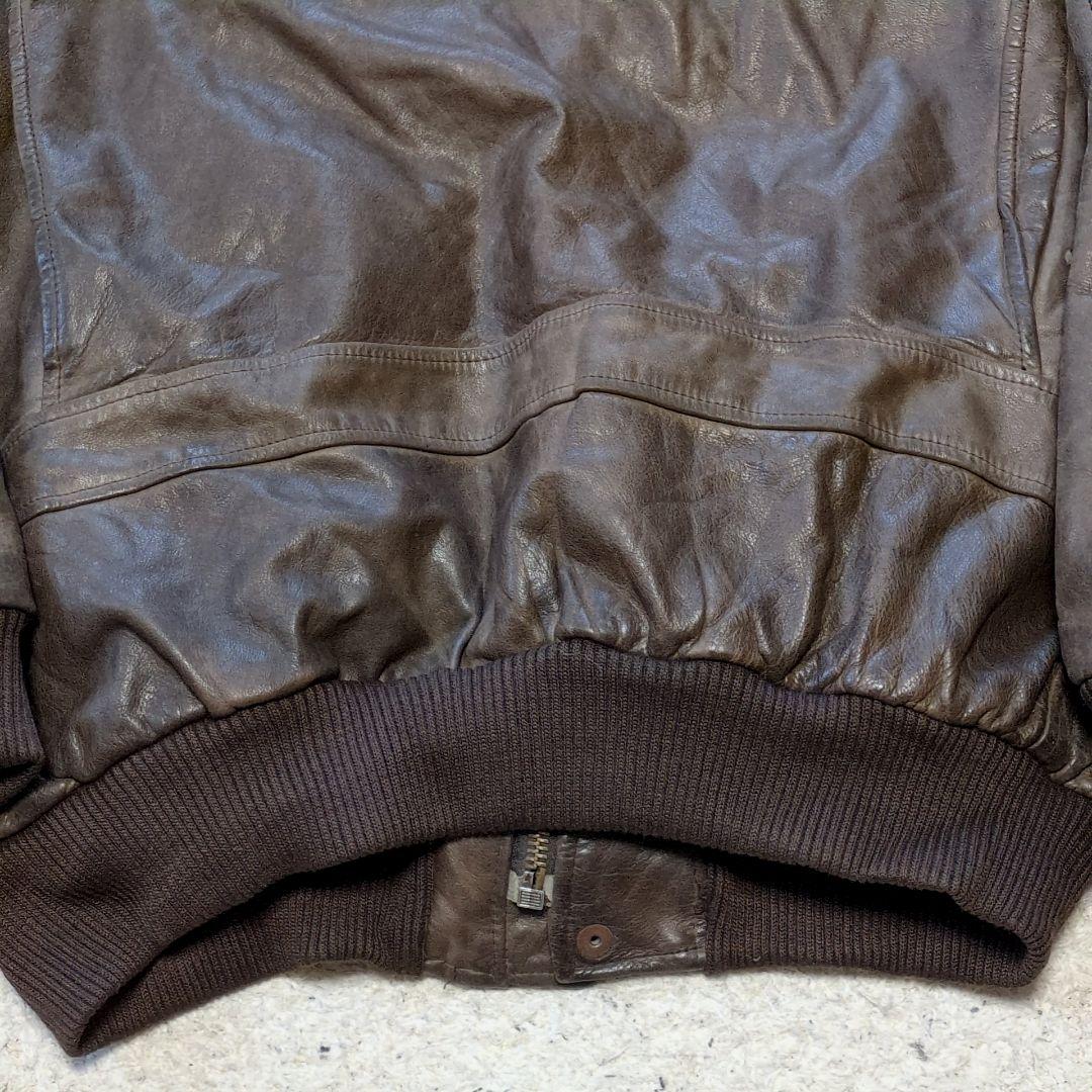 値下げ中2-2 90s古着VINTAGEレザージャケット　ライナー付き