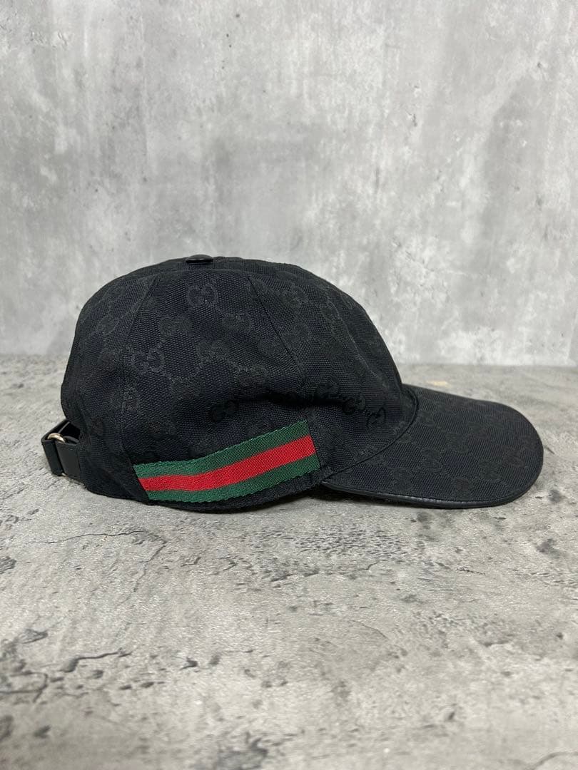 GUCCI グッチ ベースボールキャップ 58cm ブラック