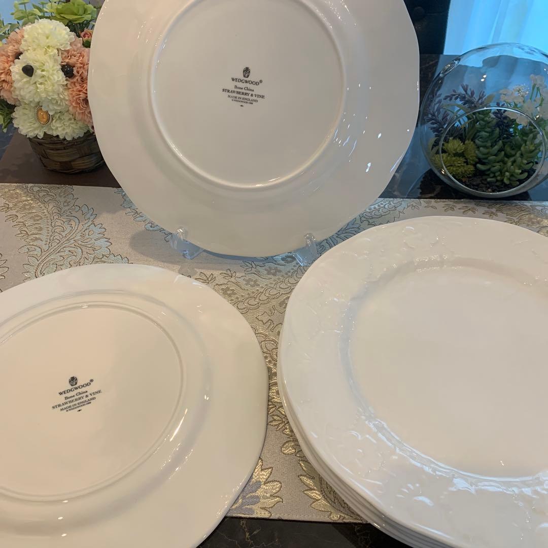 ウェッジウッド ストロベリー＆バイン　28cm ディナープレート 7枚