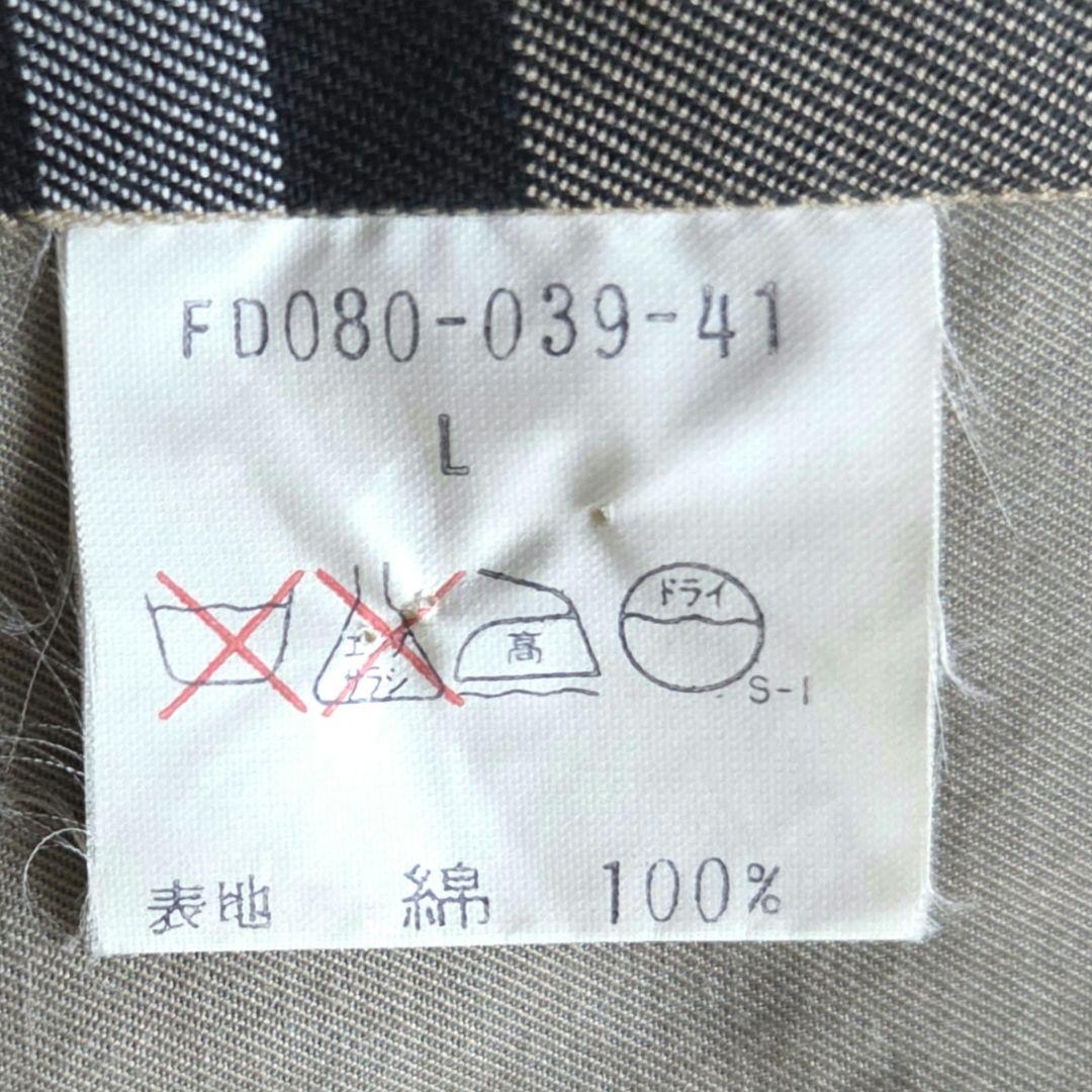 バーバリー✨ヴィンテージ　ステンカラーコート　ノバチェック　定番　玉虫色　 L