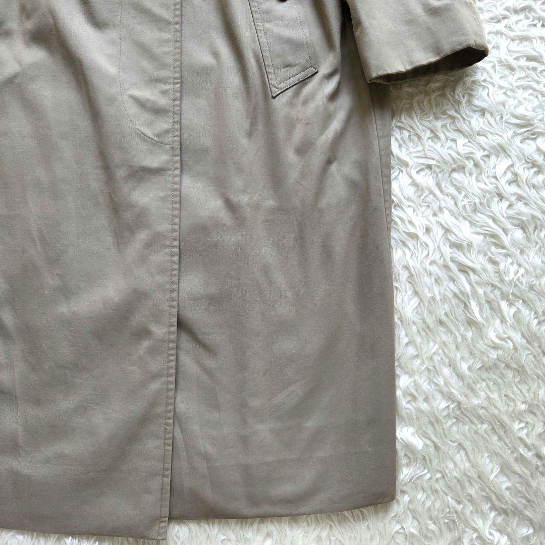 バーバリー✨ヴィンテージ　ステンカラーコート　ノバチェック　定番　玉虫色　 L