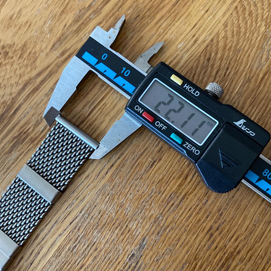 【美品レア】Vollmerヴォルマーミラネーゼバンド メッシュブレスレット 22