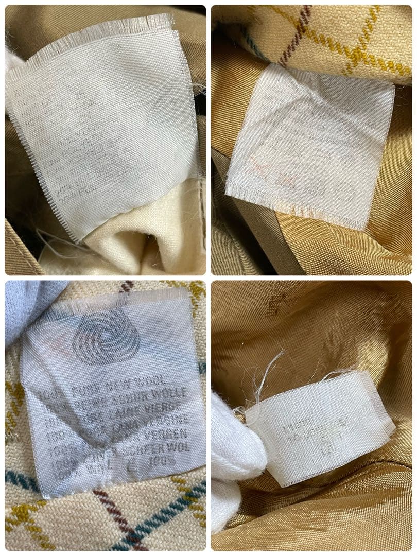 【美品 英国製】Aquascutum シングルトレンチコート マキシ丈