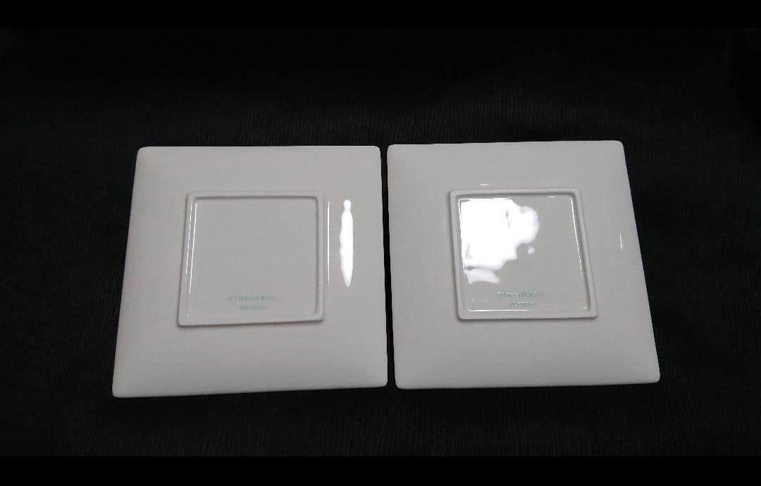 新品✨ティファニー「ブルーボウ デザートプレート 2枚」