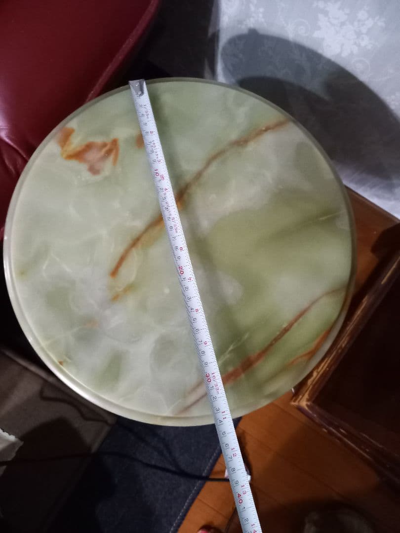 ミニテーブルと花瓶大理石