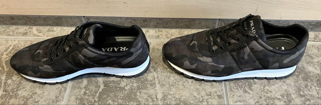 プラダ　スニーカー　ブラック　迷彩　38サイズ（24センチ）