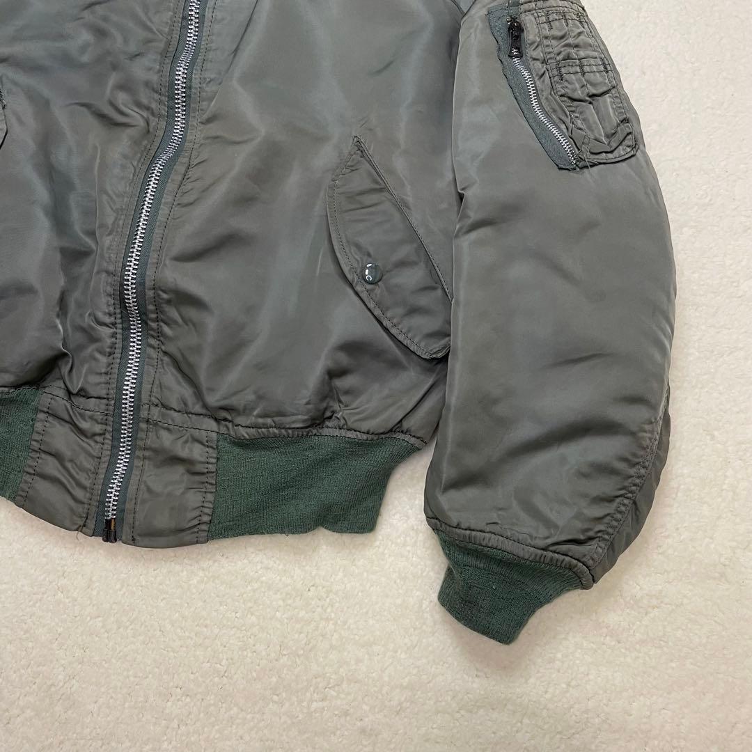 90s USA製 ALPHA jacket アルファ MA-1 短丈 Y2K