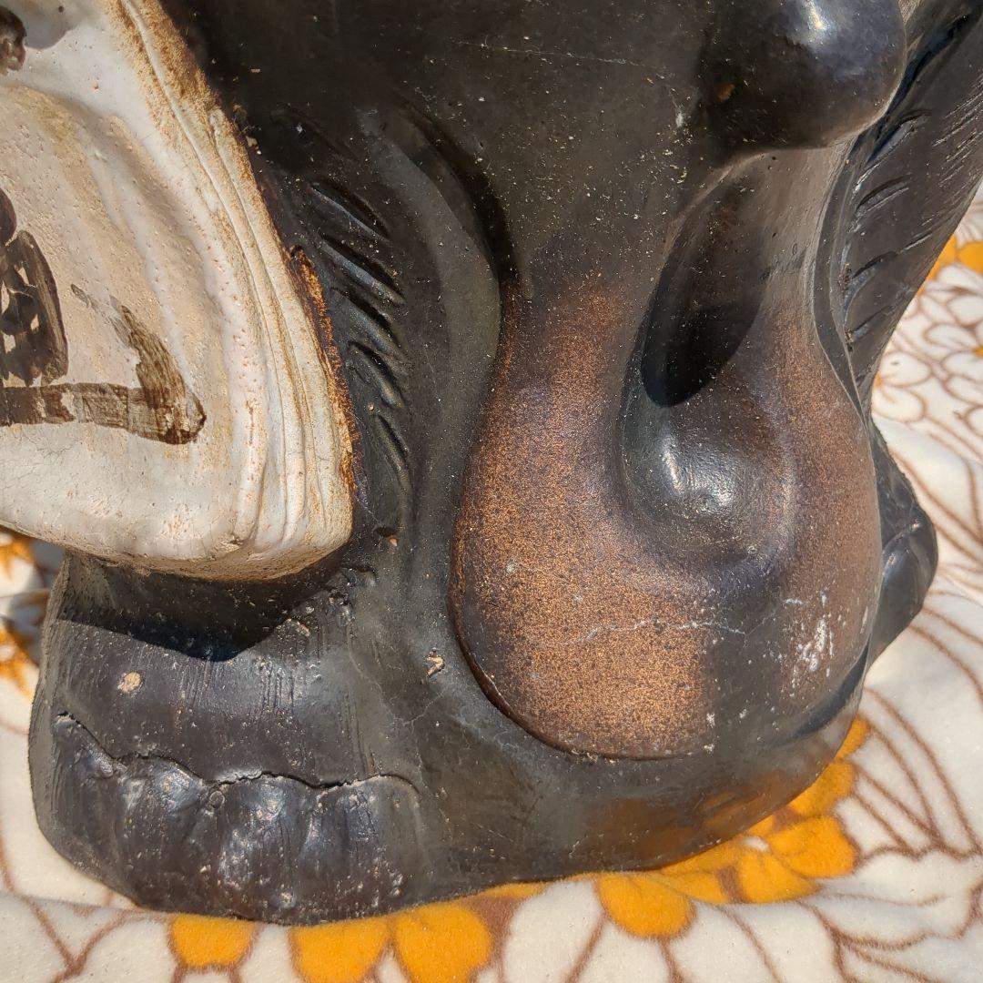 昭和レトロ 信楽焼 たぬき 置物 インテリア 傘立て 店舗 什器 ショップ