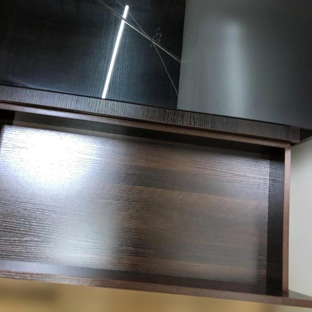 送料無料 ガラス天板 センターテーブル ローテーブル 引き出し　250904