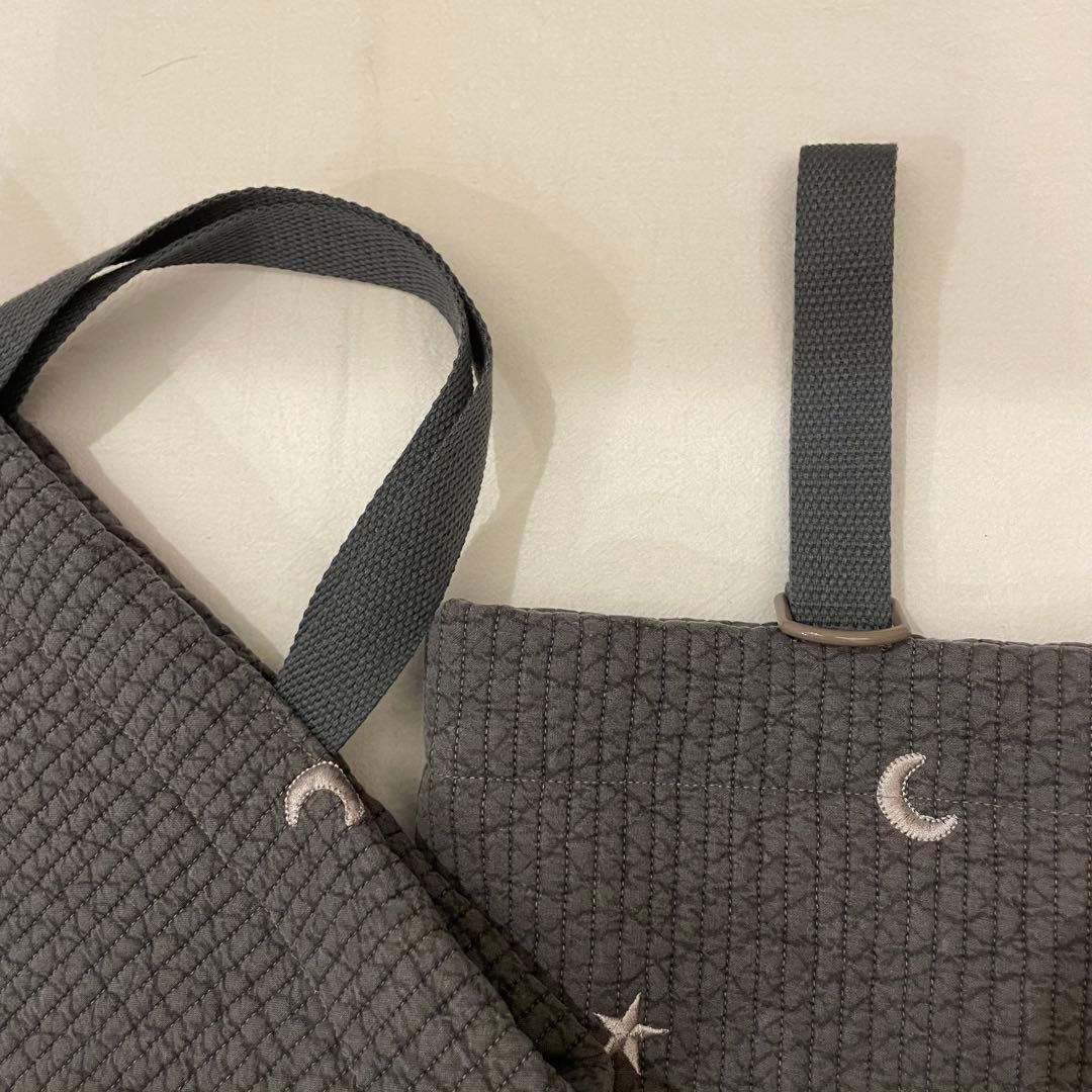 オーダーページ　入園入学セット☆ヌビ生地　3点セット　ムーンスター　ダークグレー