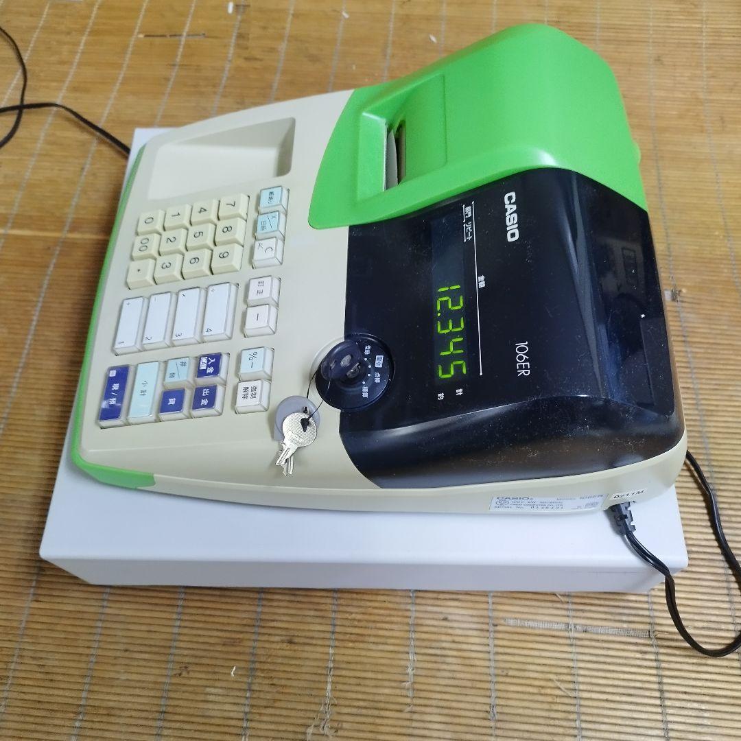 カシオレジスター　106ER　簡単便利特殊　送料込　195816