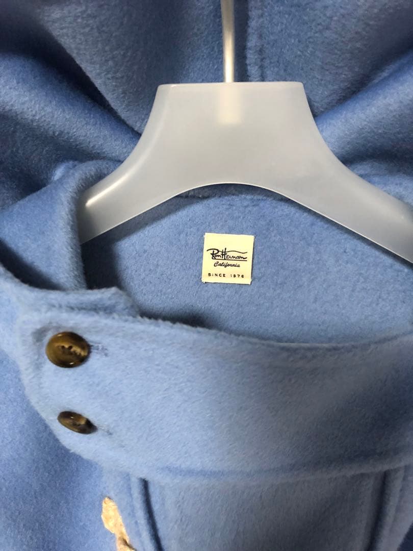 【美品】ロンハーマン　ダッフルコート スカイブルー S サイズ