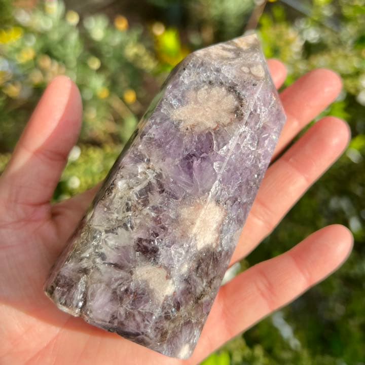 ダークアメジストフラワーアゲート