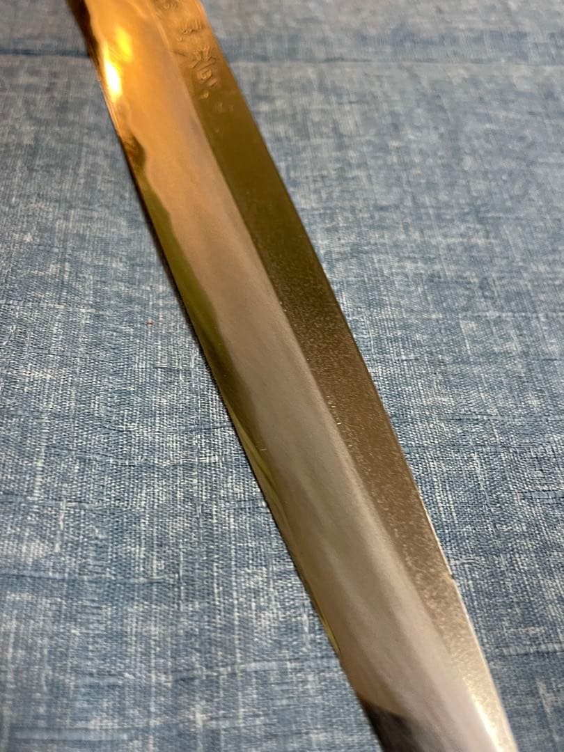 堺　泉州源菊虎　極上本鍛錬　水牛柄　尺　柳刃包丁　28センチ　ヴィンテージ