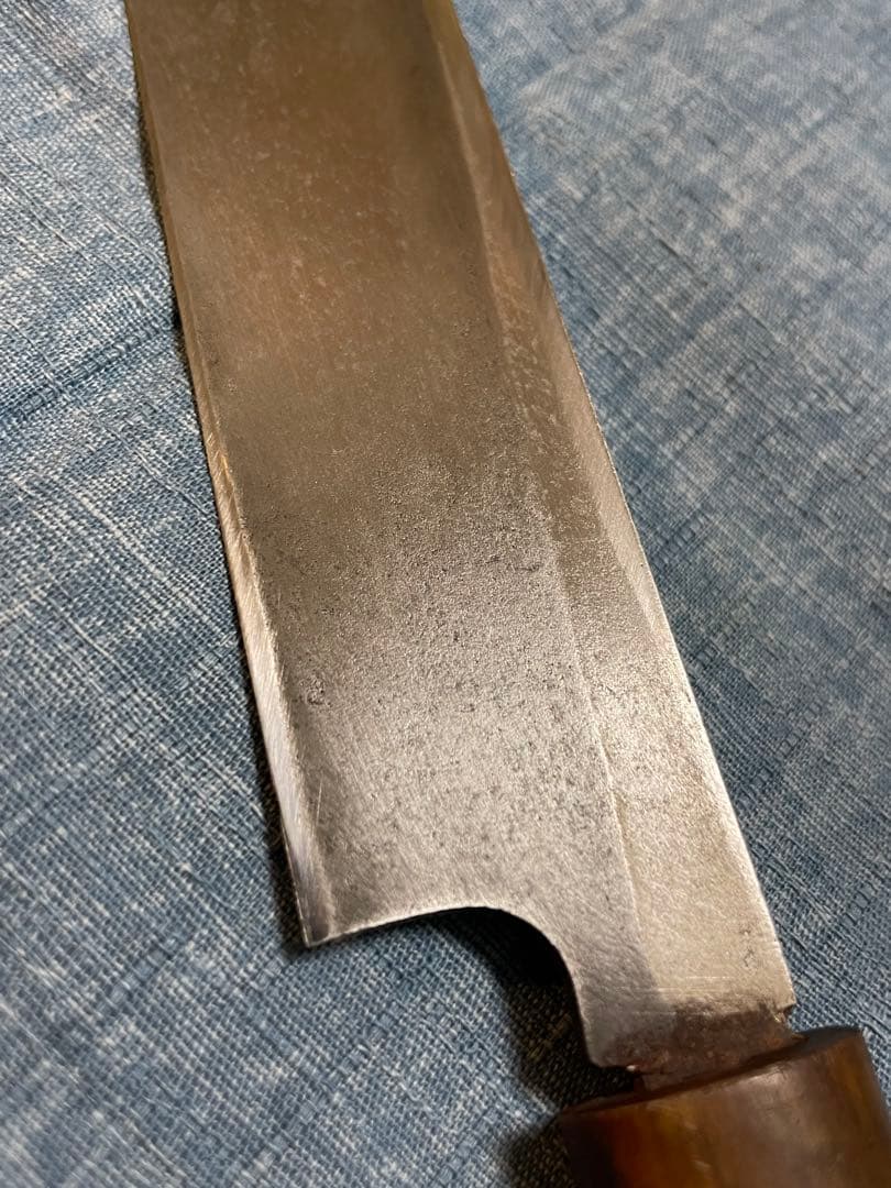 堺　泉州源菊虎　極上本鍛錬　水牛柄　尺　柳刃包丁　28センチ　ヴィンテージ