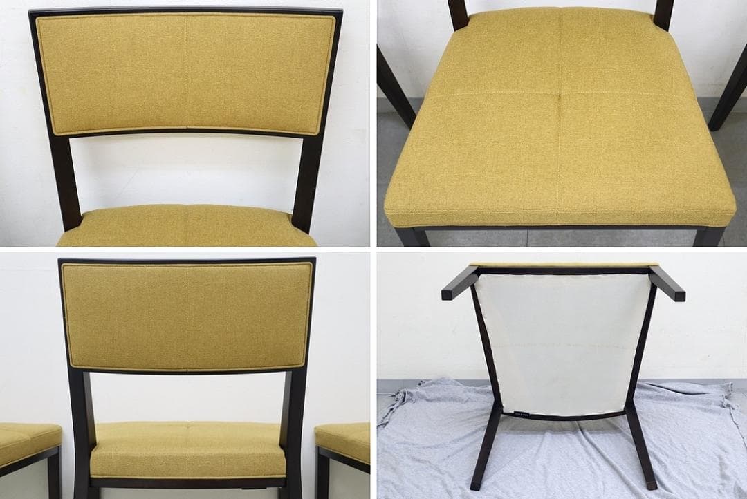 B①4脚セット 美品 TIME&STYLE ダイニングチェア 椅子 旭川家具