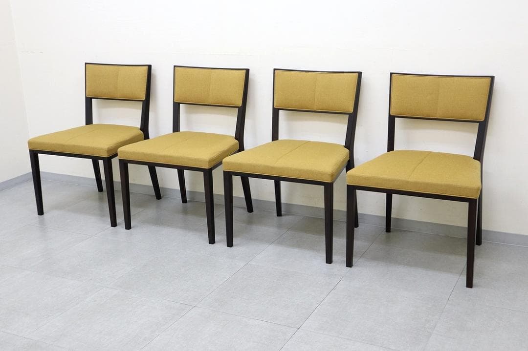 B①4脚セット 美品 TIME&STYLE ダイニングチェア 椅子 旭川家具