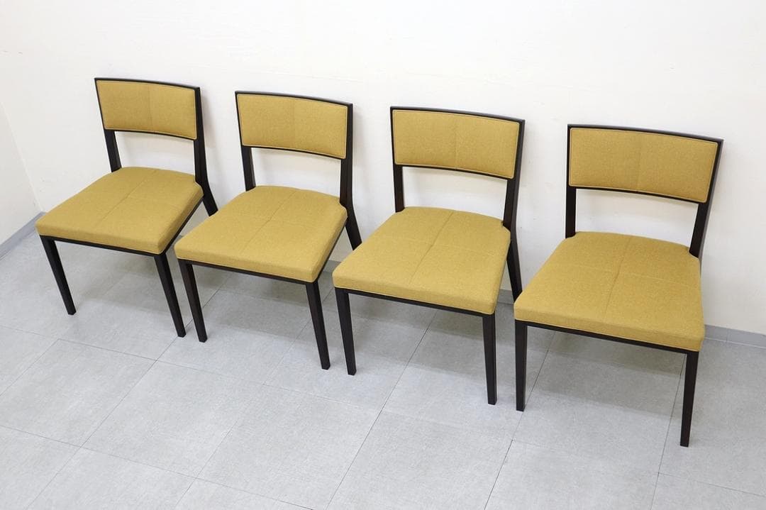 B①4脚セット 美品 TIME&STYLE ダイニングチェア 椅子 旭川家具