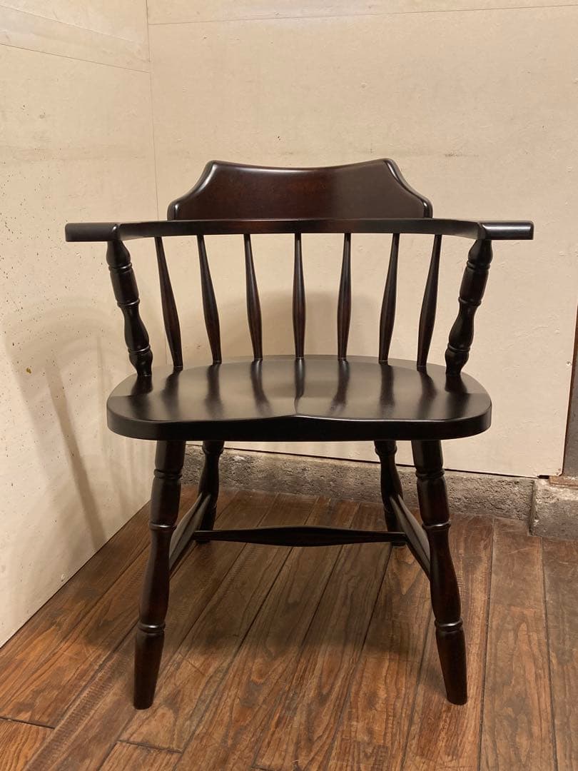 北海道民芸 無垢材 キャプテンチェア ウィンザーアームチェア 民藝 アンティーク