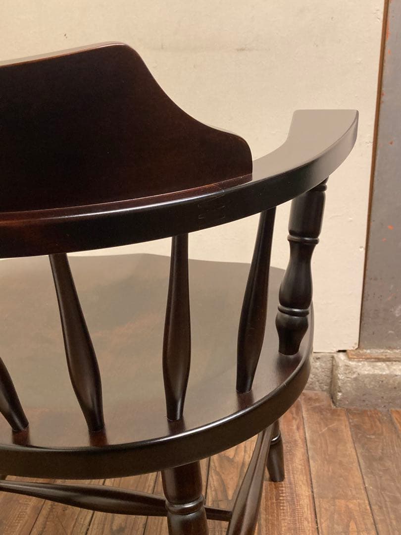 北海道民芸 無垢材 キャプテンチェア ウィンザーアームチェア 民藝 アンティーク