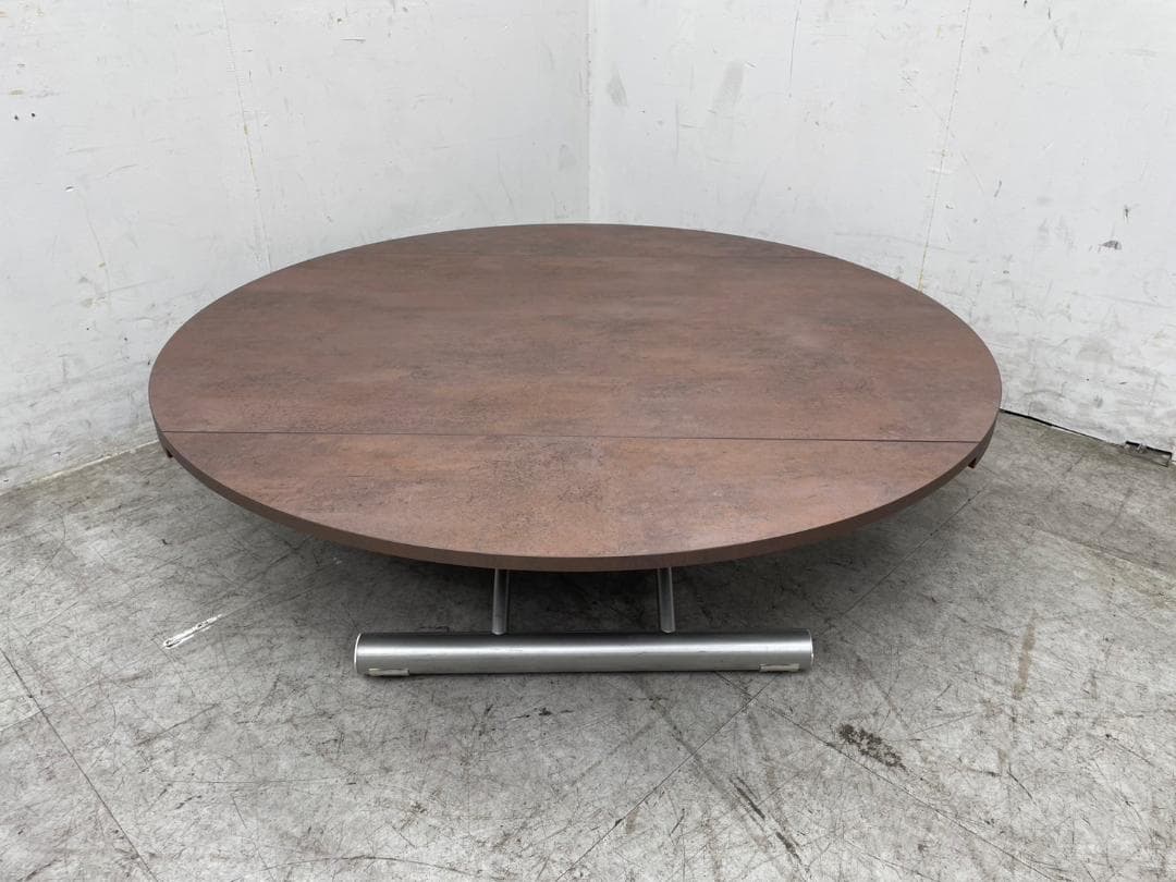 T7317☆美品☆イタリアOZZIOロンド☆18万☆昇降拡張リフティングテーブル