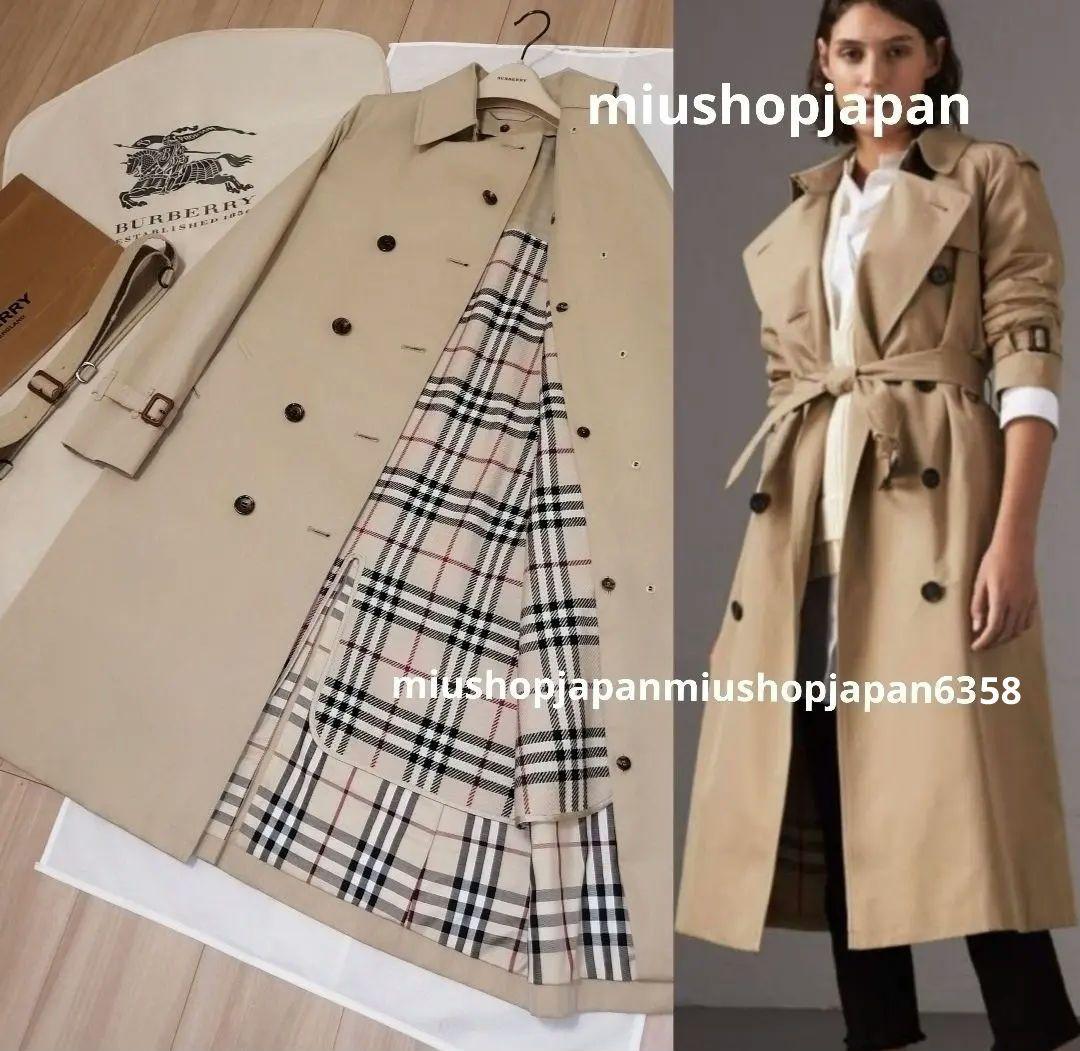 本物上質●38サイズ　BURBERRY　LONDON　トレンチコート　ハニー