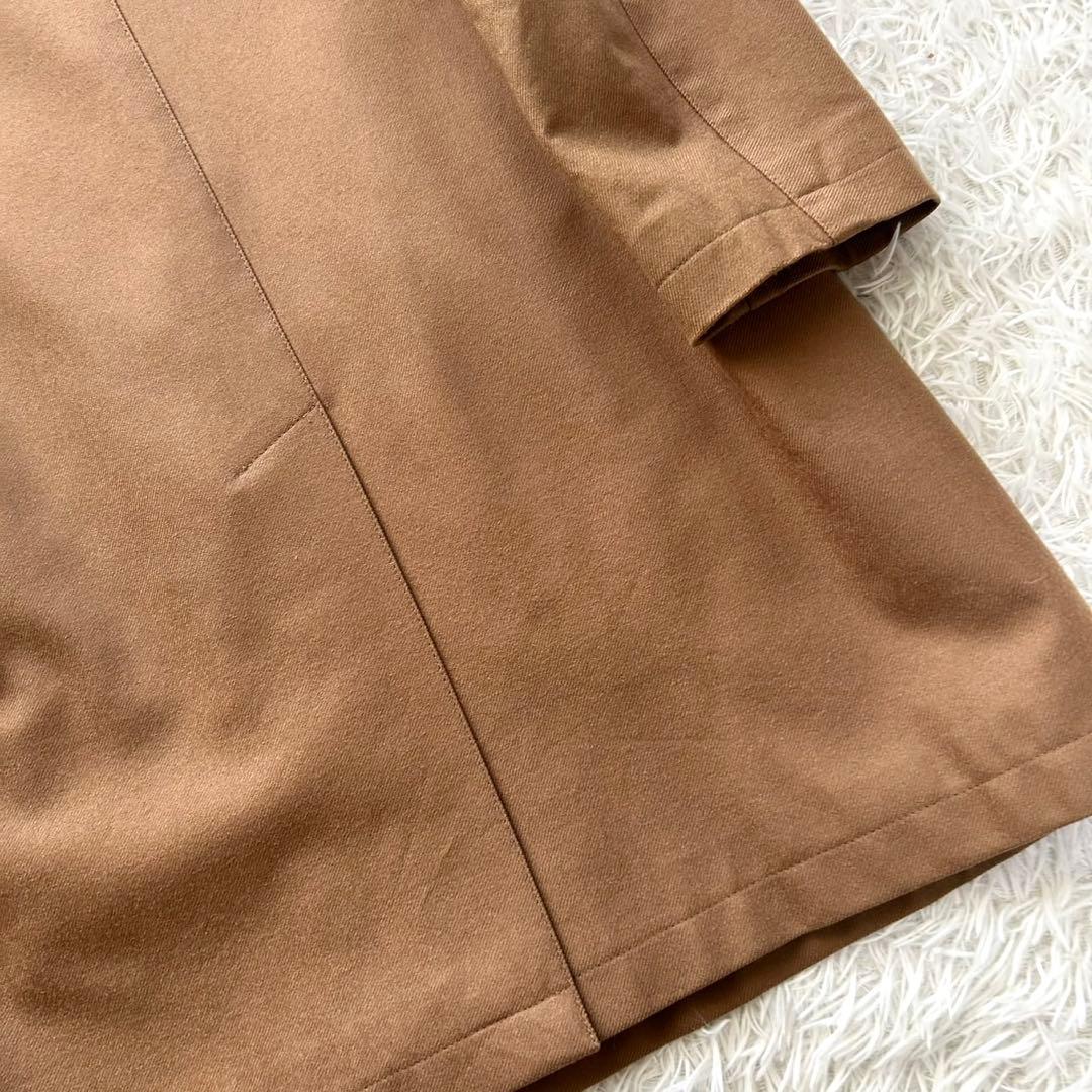 マッキントッシュロンドン　ステンカラーコート　ウール　ロロピアーナ生地　キャメル