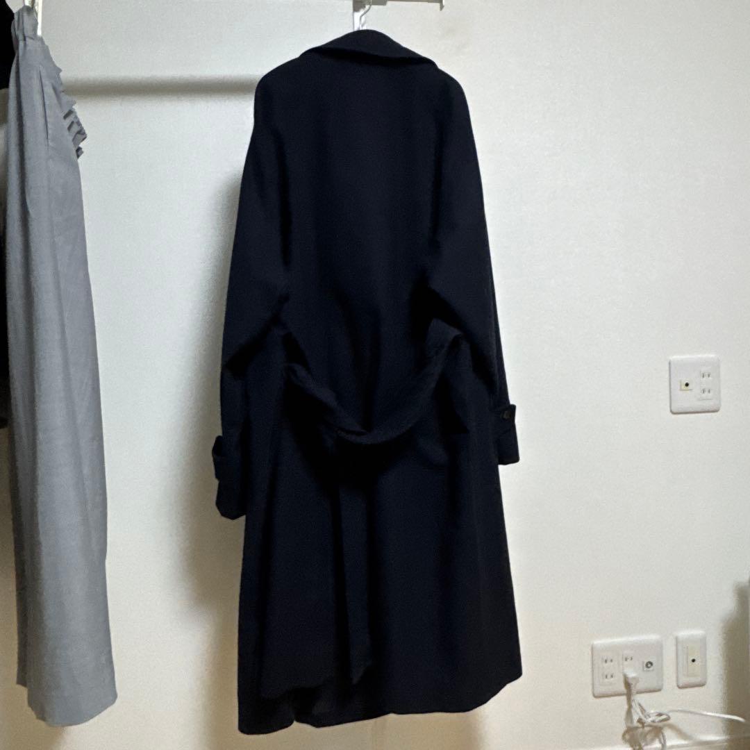 LE / エルイー　ウール　バルカラーコート 2 ネイビー　レショップ