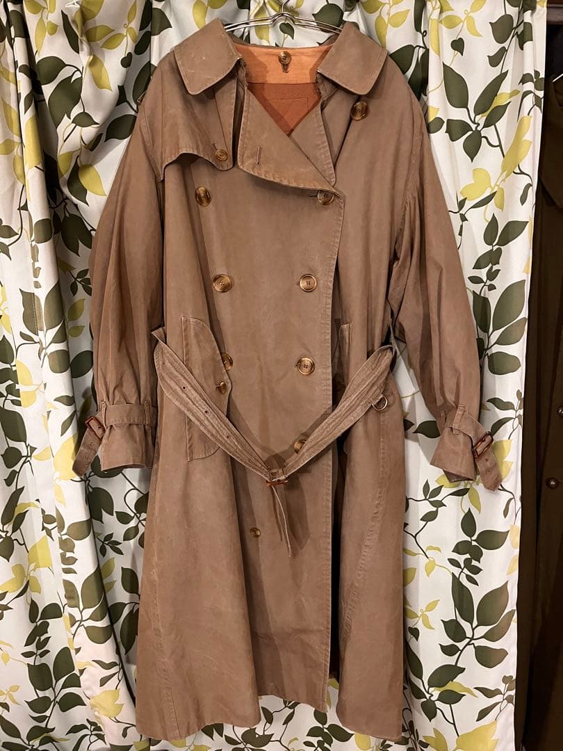 Burberryトレンチコート 一枚袖 ライナー完備 英国製 70s 80s