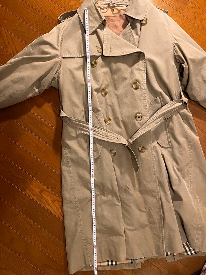 Burberryトレンチコート 一枚袖 ライナー完備 英国製 70s 80s