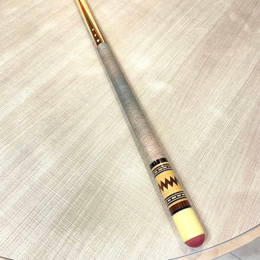 ヴィンテージ ビリヤードキューセット インレイ ハードケース 手袋付