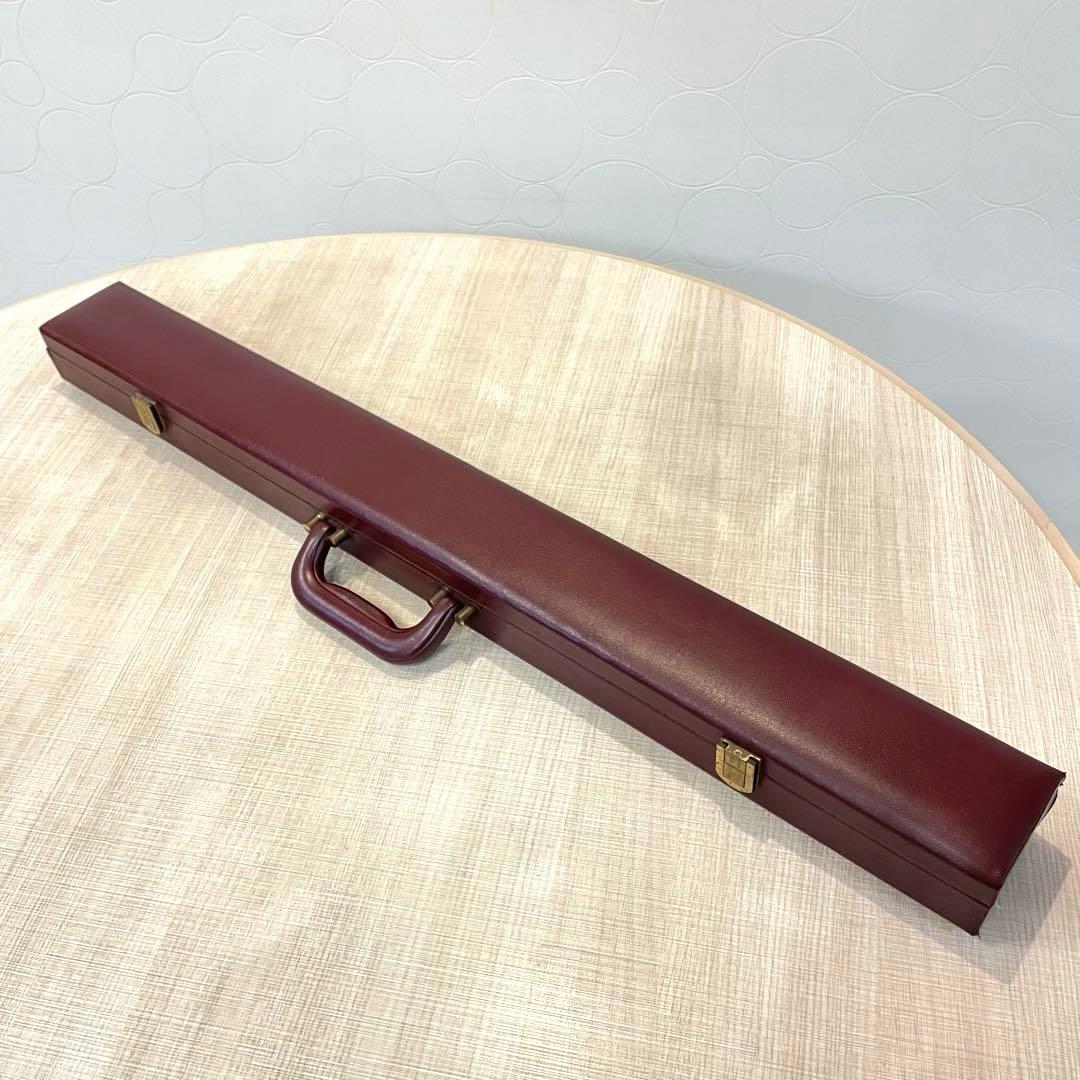 ヴィンテージ ビリヤードキューセット インレイ ハードケース 手袋付