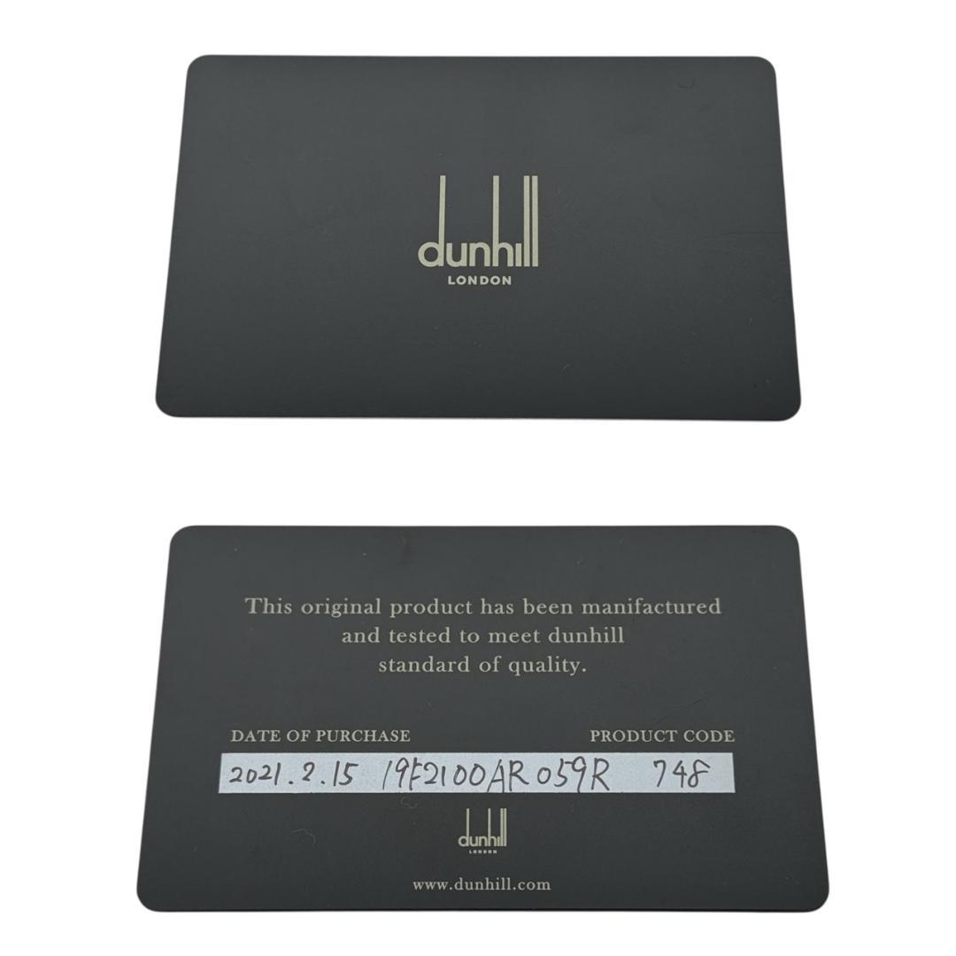 【未使用に近い】ダンヒル ベルグレイブ トートバッグ A4収納 レザー ネイビー